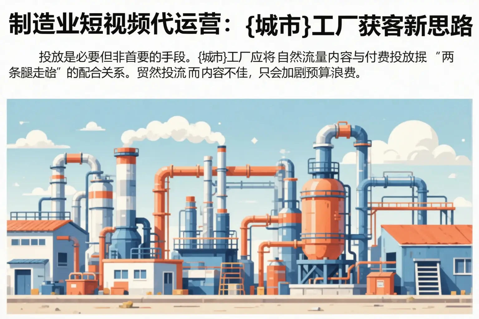 制造业短视频代运营：南阳工厂获客新思路