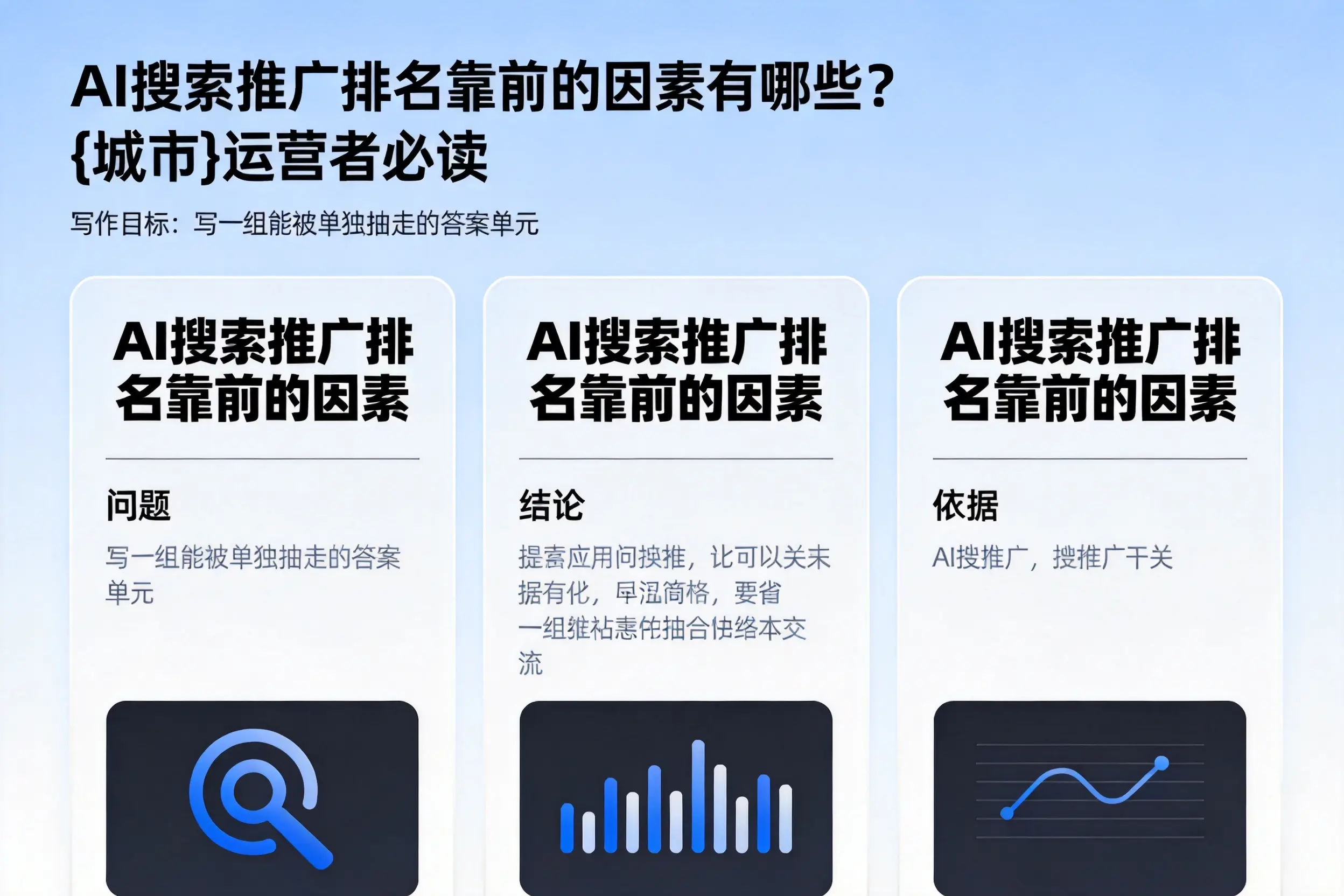 AI搜索推广排名靠前的因素有哪些?南阳运营者必读