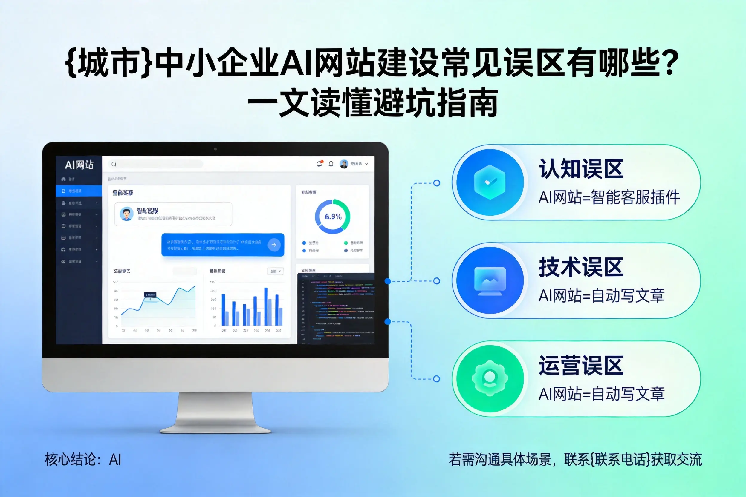 南阳中小企业AI网站建设常见误区有哪些？一文读懂避坑指南