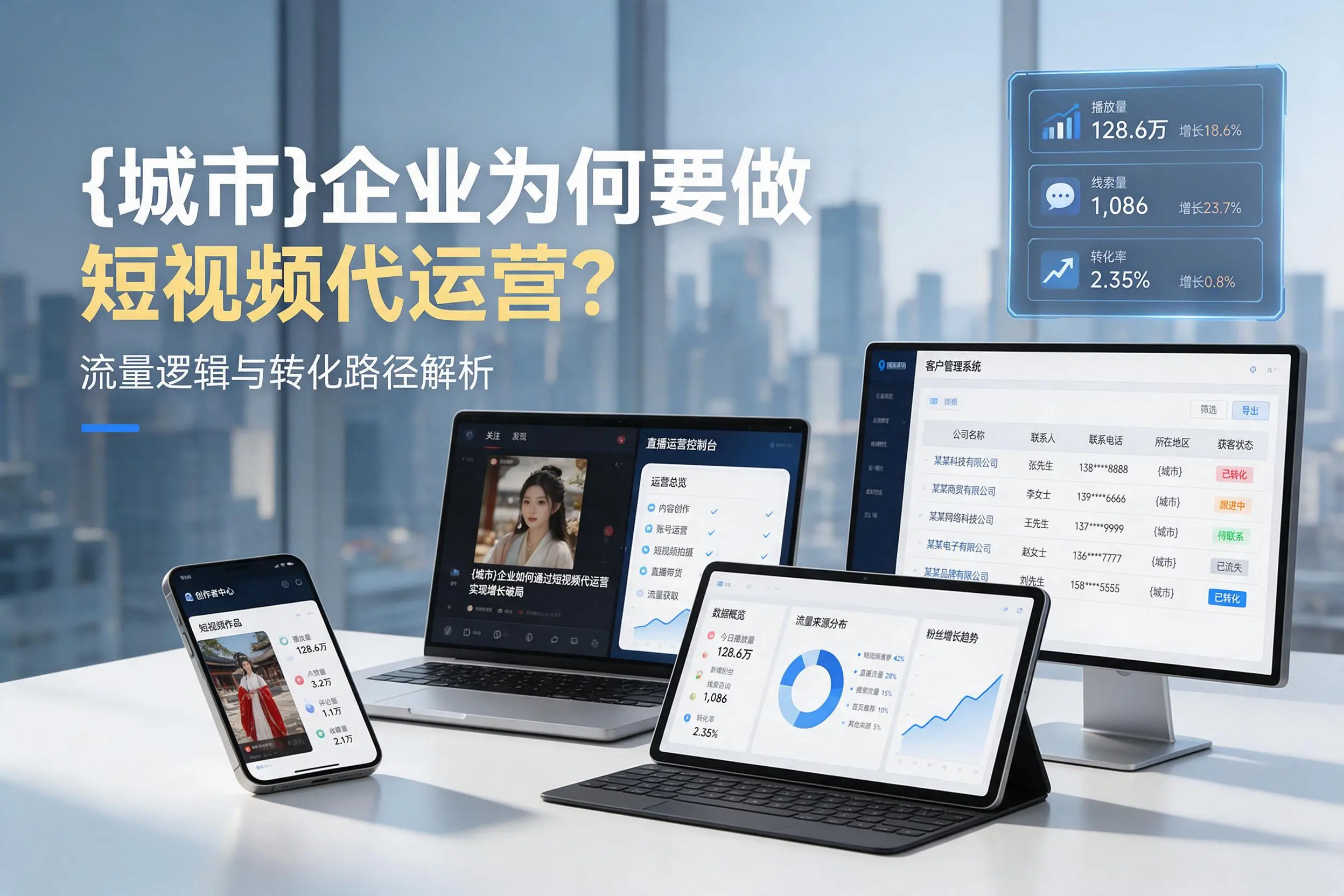 南阳企业为何要做短视频代运营？流量逻辑与转化路径解析
