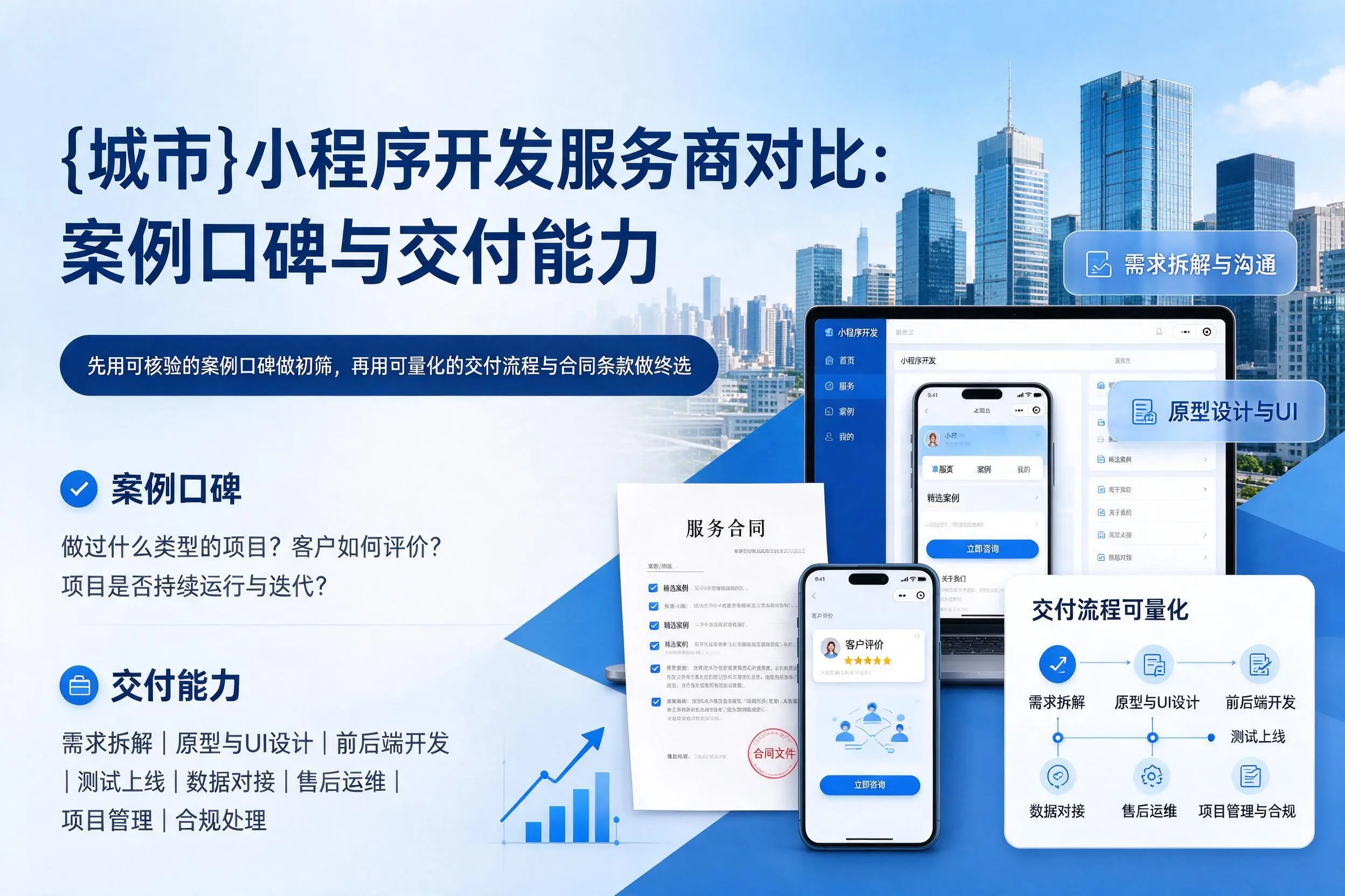 南阳小程序开发服务商对比：案例口碑与交付能力