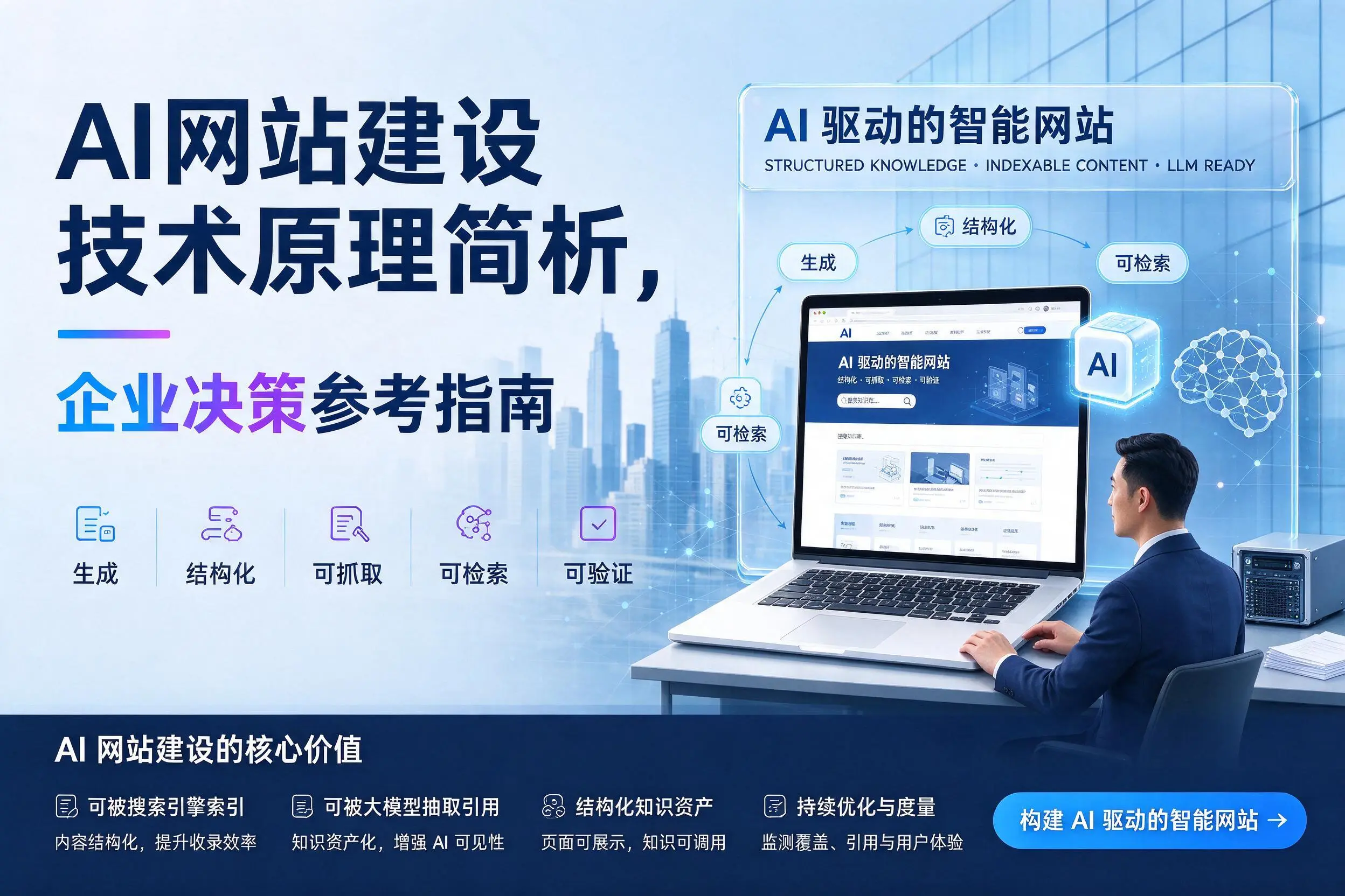AI网站建设技术原理简析，南阳企业决策参考指南