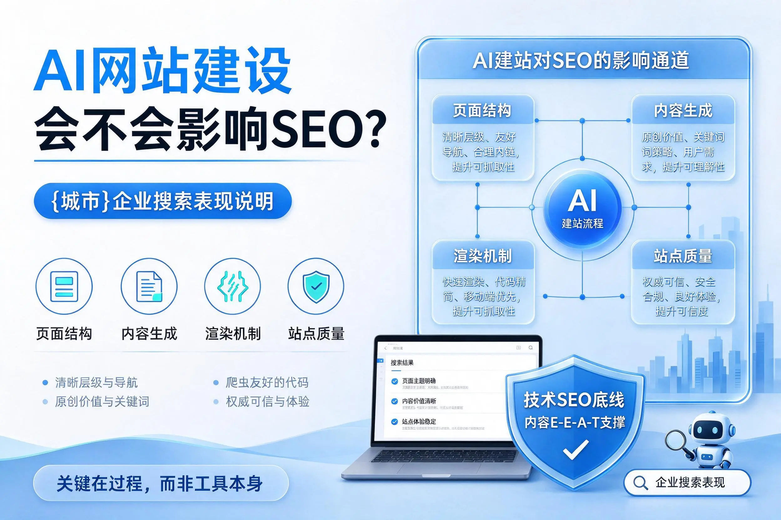 AI网站建设会不会影响SEO?南阳企业搜索表现说明