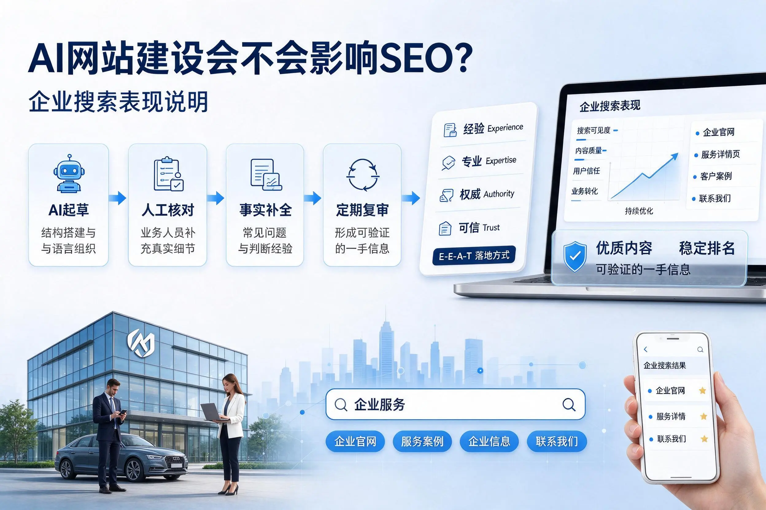 AI网站建设会不会影响SEO?南阳企业搜索表现说明