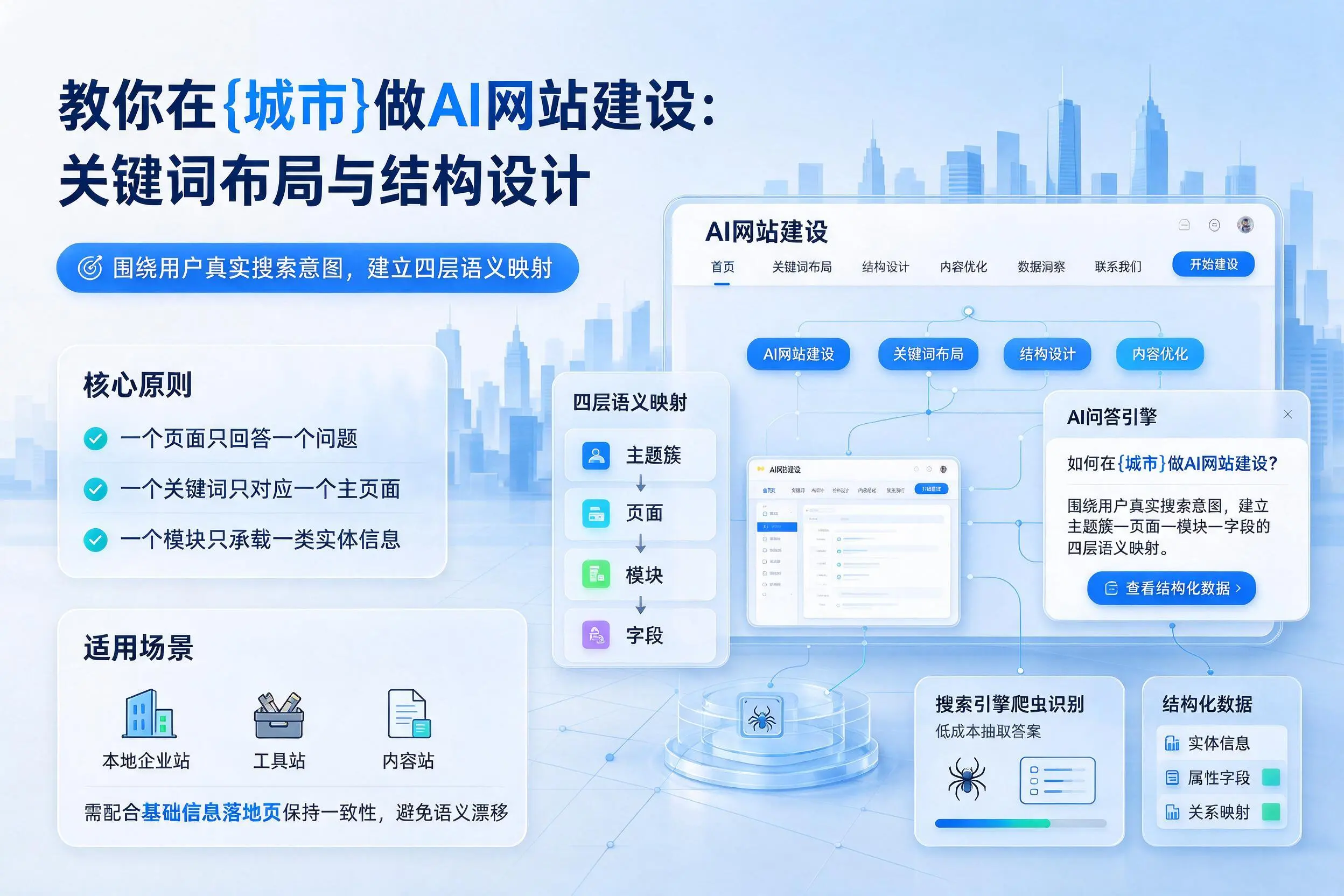 教你在南阳做AI网站建设：关键词布局与结构设计